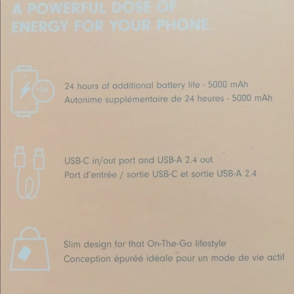 Sonix Portable Charger - rainbow cloud